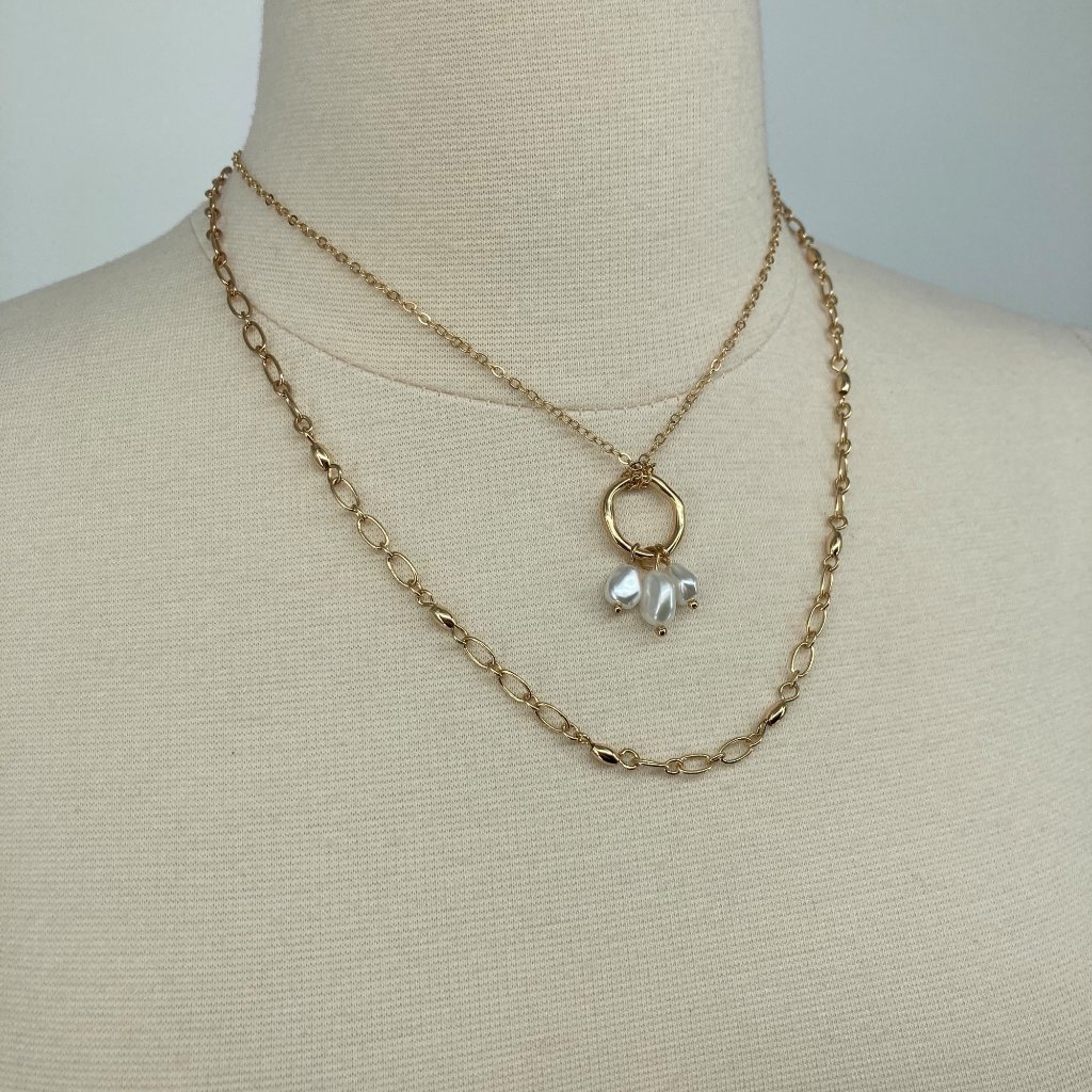 14th Union - Os - Nwt Layered Two Strand Necklace 10$